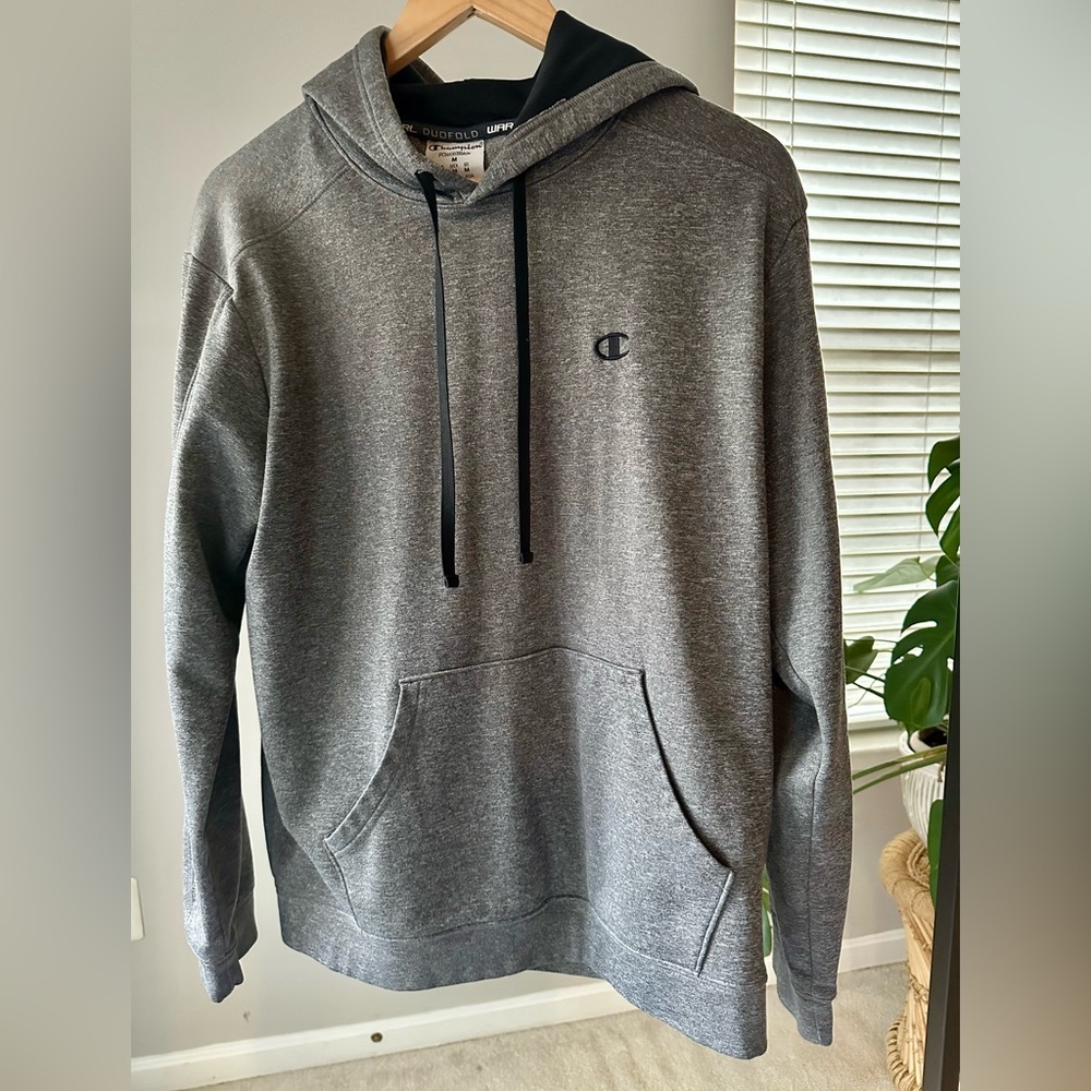 Champion Powertrain Performance Hoodie Men's M Gray